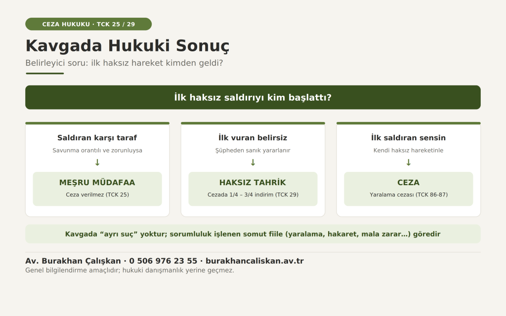 Kavgaya karisma infografiği