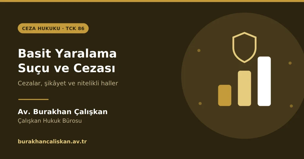 Basit Yaralama Suçu ve Cezası (TCK 86)