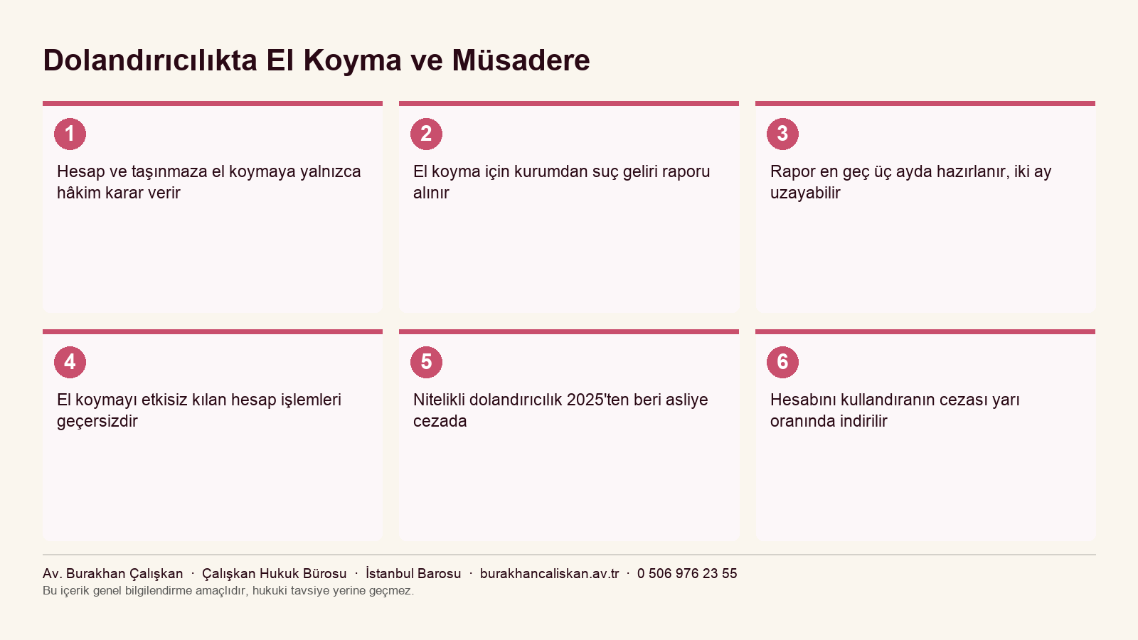 Dolandırıcılıkta el koyma, müsadere ve görevli mahkeme kuralları