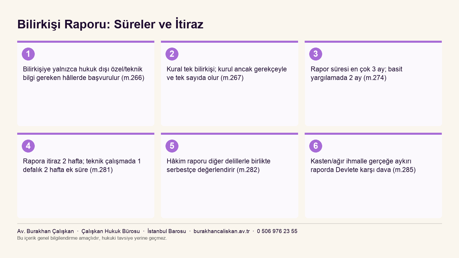 Tazminat davalarında bilirkişi raporu, itiraz süreleri ve sorumluluk