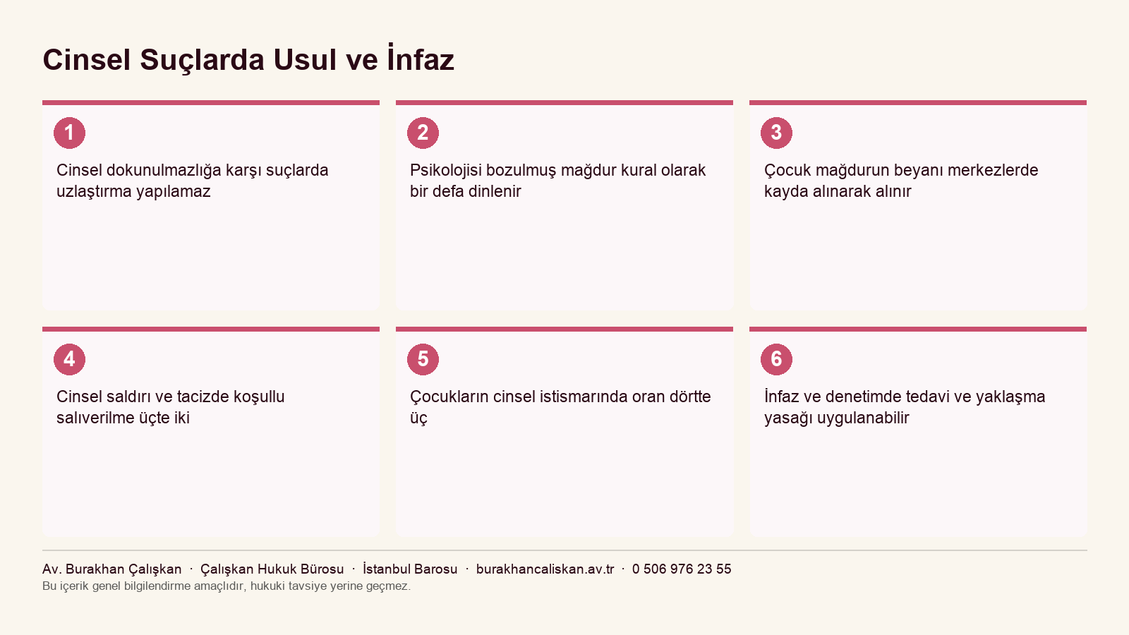 Cinsel suçlarda uzlaştırma yasağı, beyan usulü ve koşullu salıverilme oranları