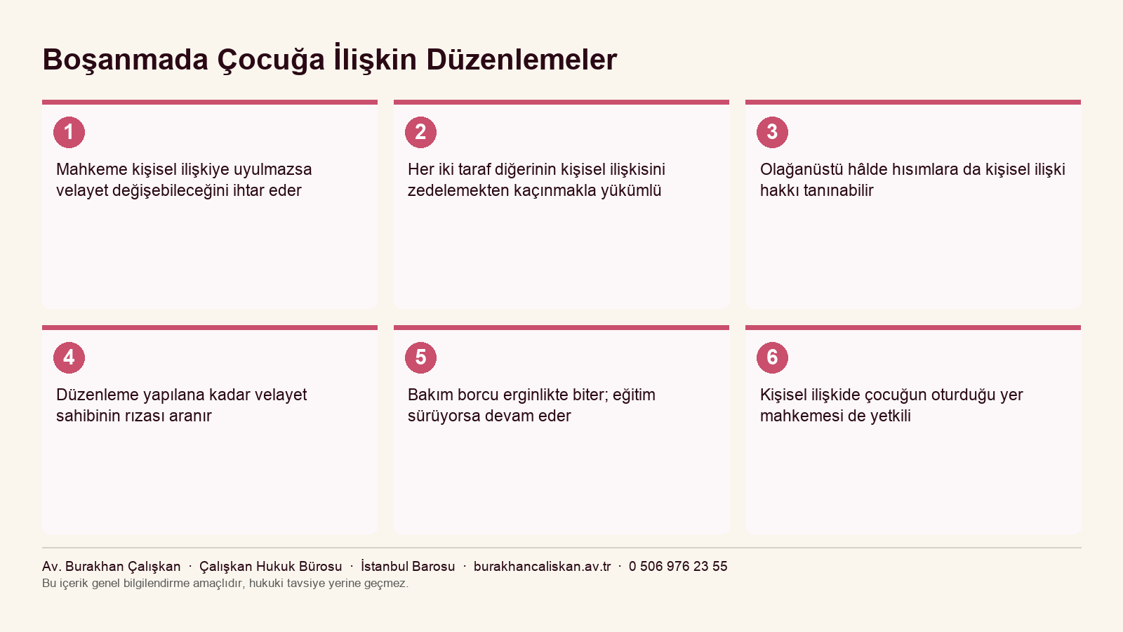 Boşanmada çocuğa ilişkin düzenlemeler: velayet, kişisel ilişki ve nafaka kuralları