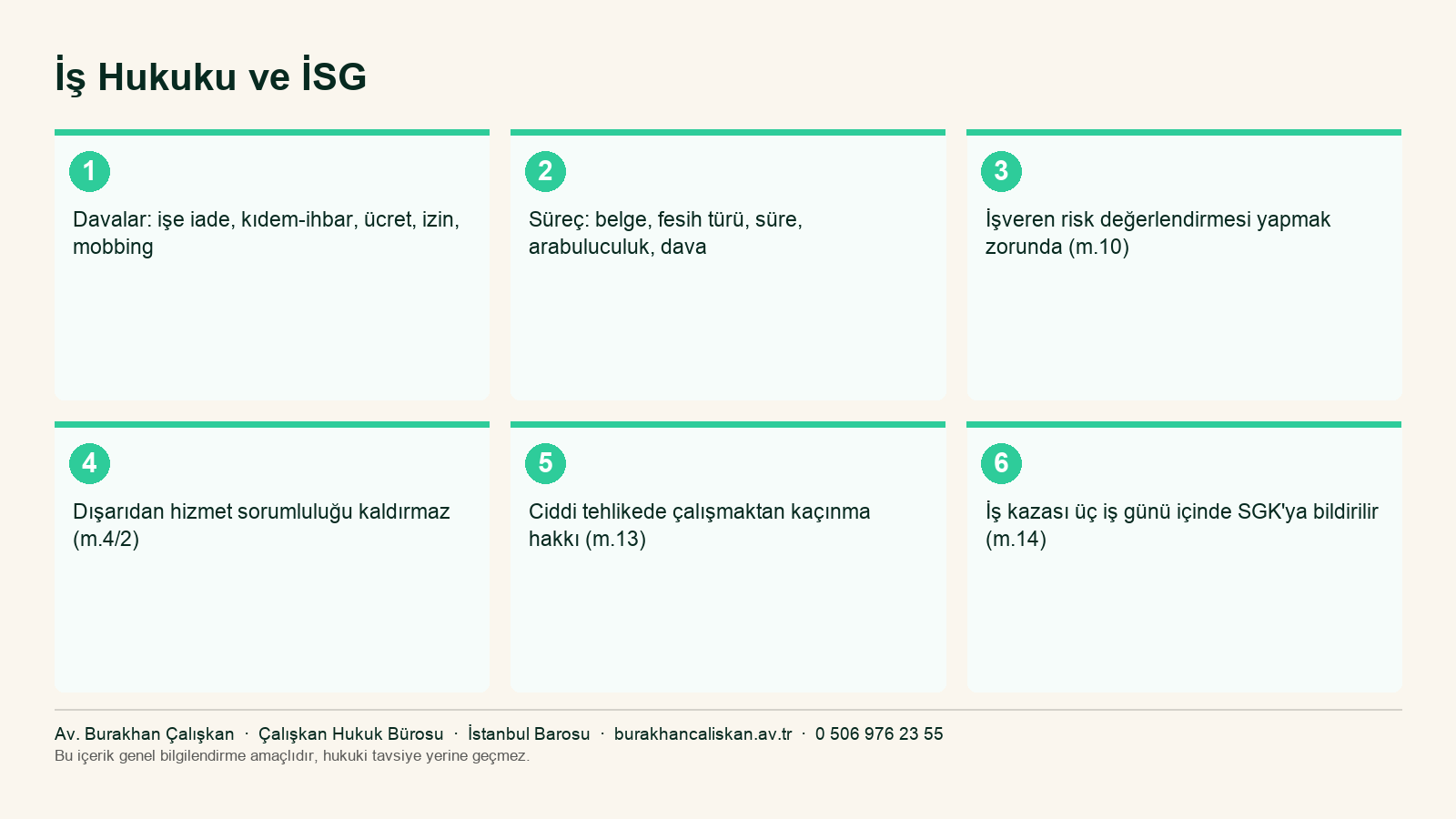 İş davası türleri, süreç ve iş sağlığı güvenliğinde işverenin yükümlülükleri