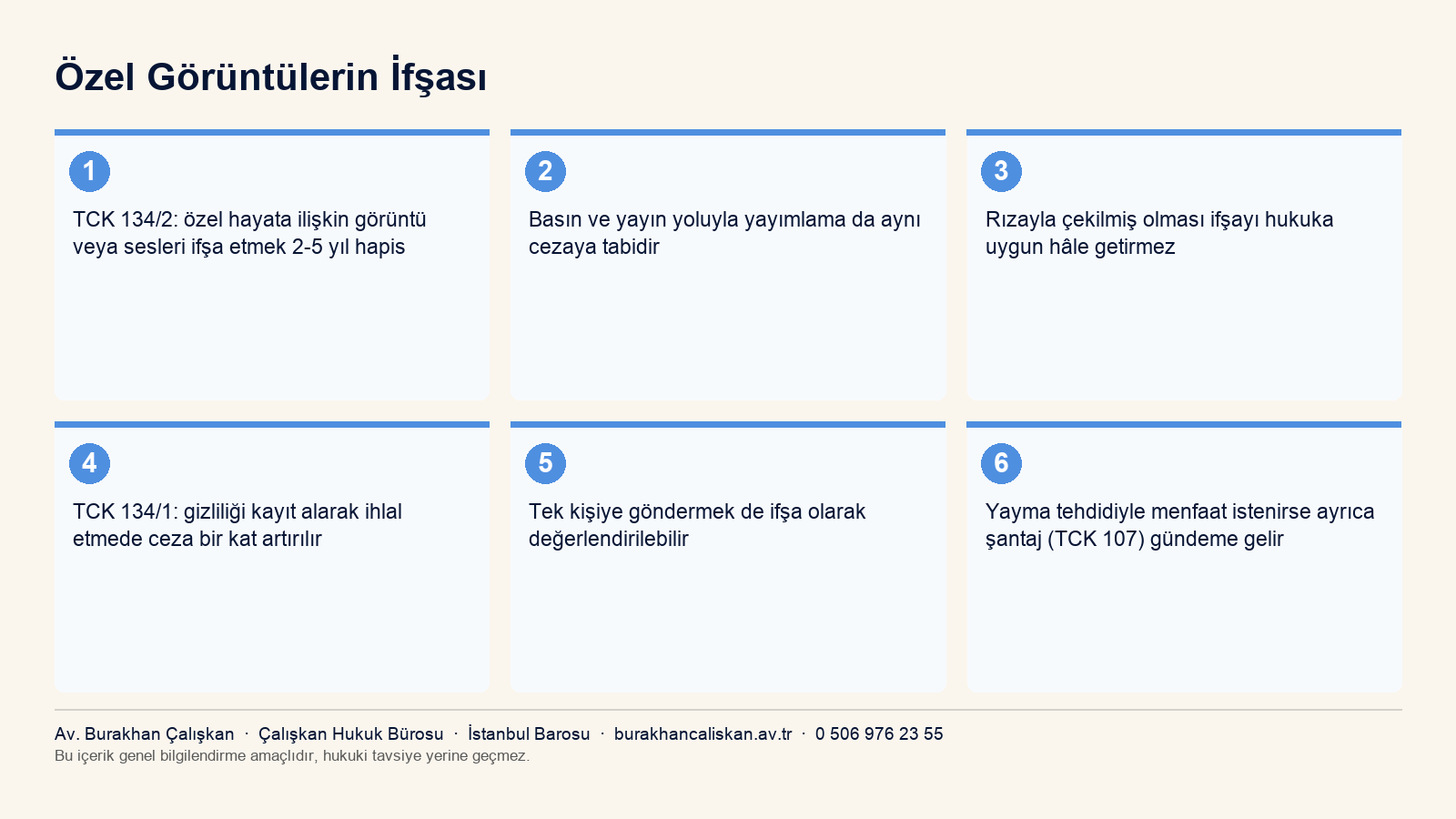 Eski Sevgilinin Özel Görüntüleri Paylaşması (İfşa) Kaç Yıl Hapis Cezası Gerektirir? infografiği