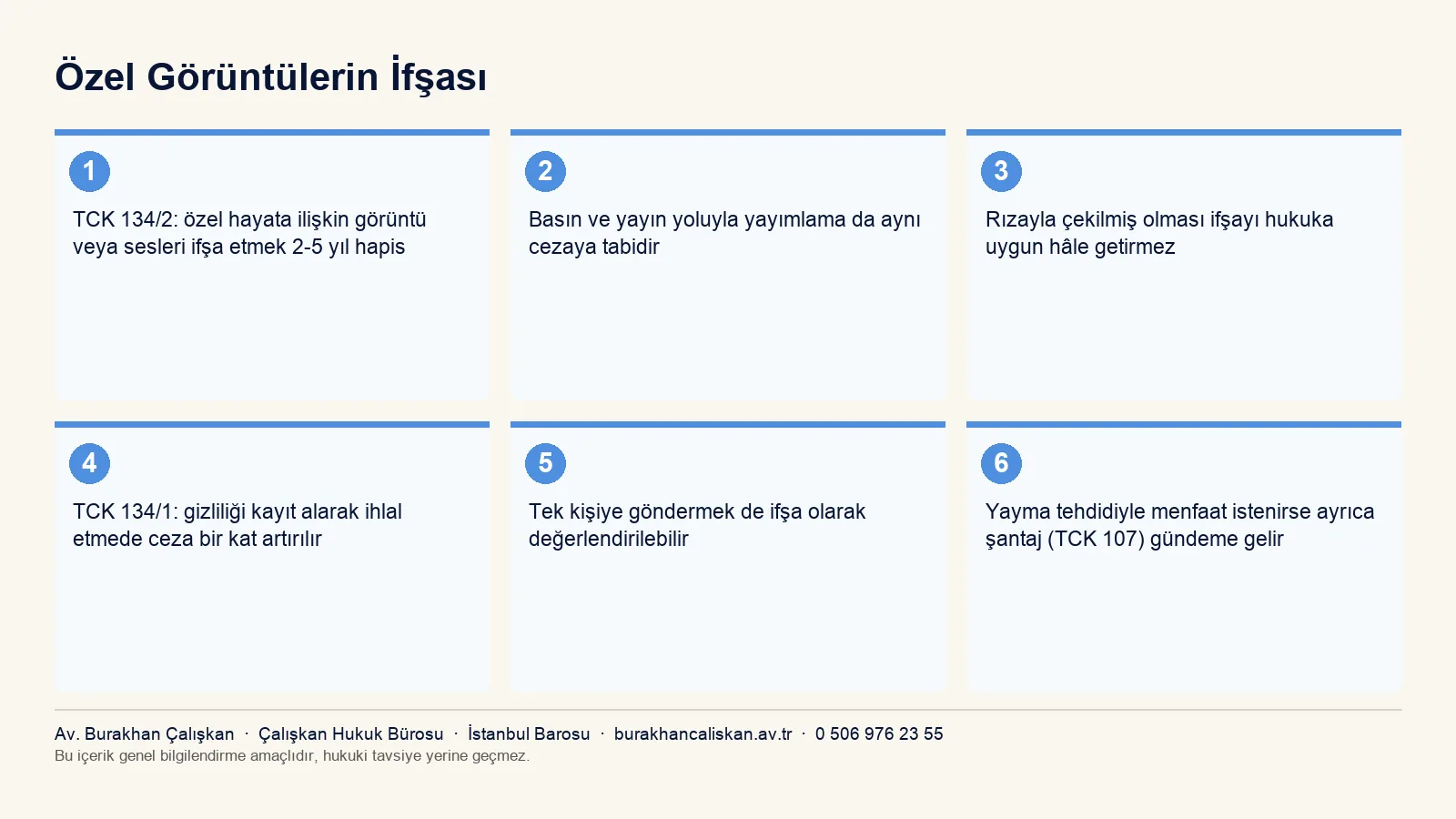Eski Sevgilinin Özel Görüntüleri Paylaşması (İfşa) Kaç Yıl Hapis Cezası Gerektirir? infografiği