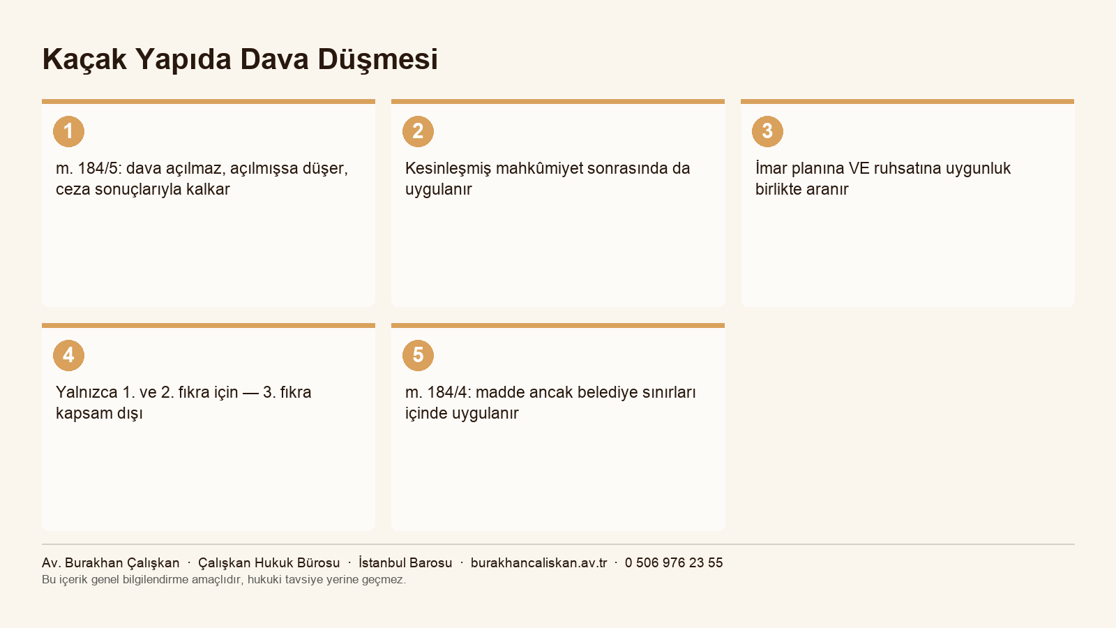 Kaçak Yapıyı Ruhsata Uygun Hale Getirirsem Dava Düşer mi? infografiği