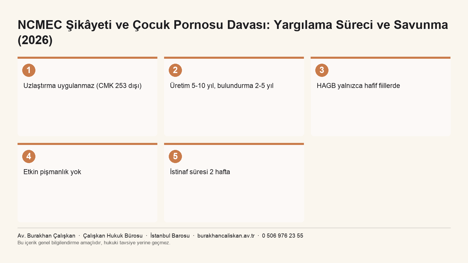 NCMEC çocuk pornosu davası infografik