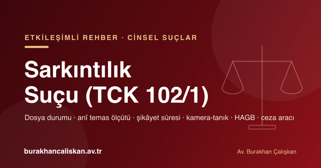 Sarkıntılık Suçu (TCK 102/1) etkileşimli rehber kapak görseli
