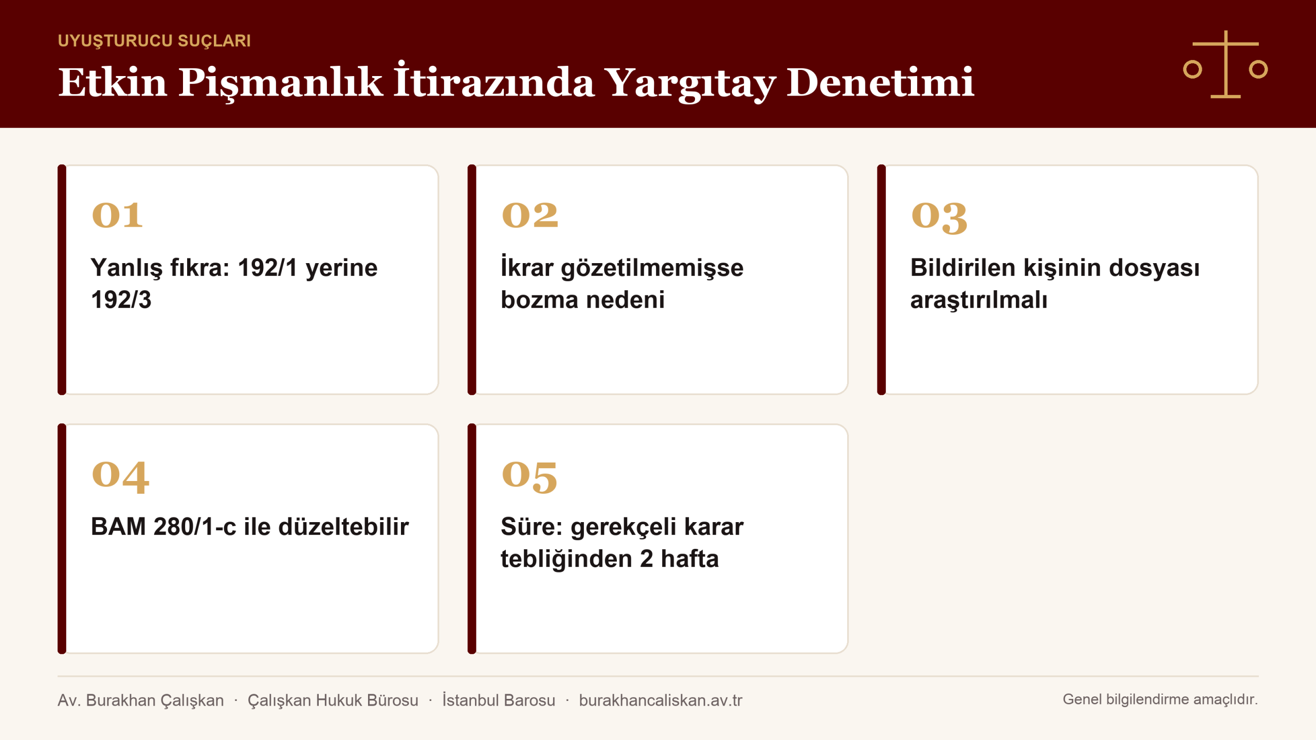 Uyuşturucu ticareti etkin pişmanlık istinaf dilekçesi itiraz başlıkları infografik