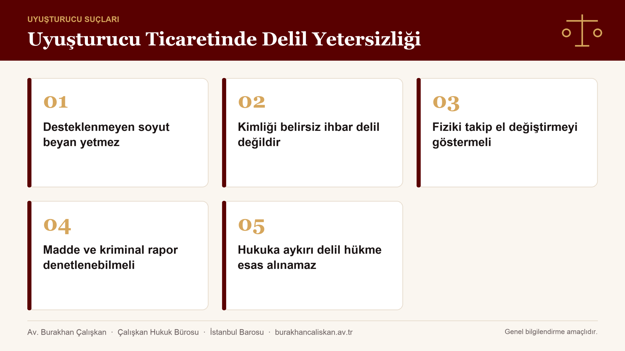 Uyuşturucu ticareti delil yetersizliği Yargıtay bozma gerekçeleri infografik