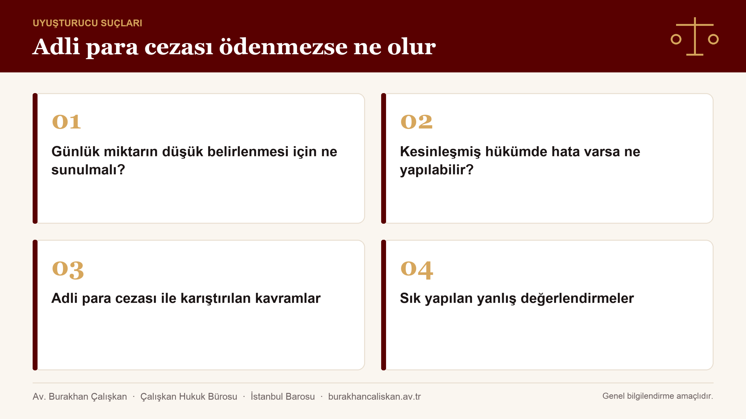Adli para cezası ödenmezse ne olur infografik