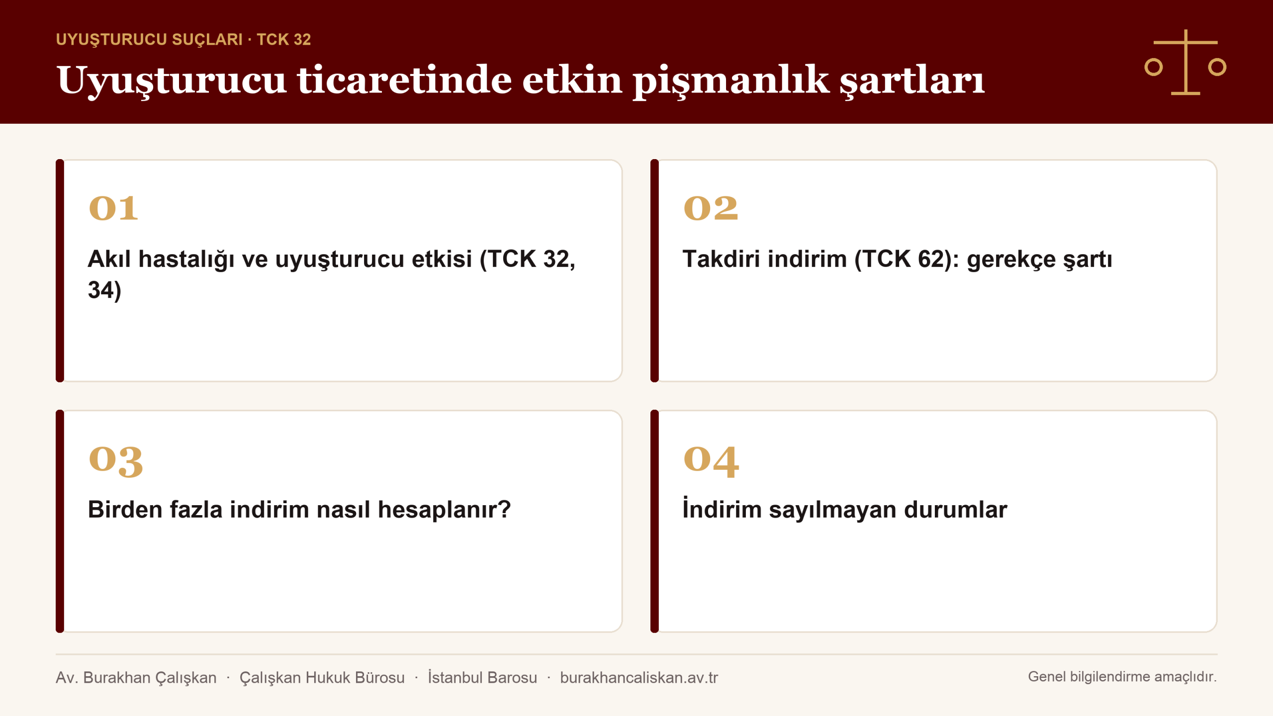 Uyuşturucu ticaretinde etkin pişmanlık şartları infografik
