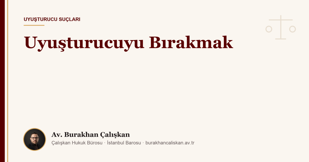 Uyuşturucuyu Bırakmak